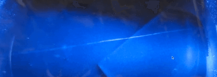 Observation of tracks in a cloud chamber